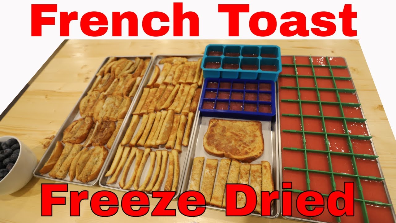 Freeze Dried French Toast Dippers w/ Fruit Dipping Sauce! #freezedriedsnacks