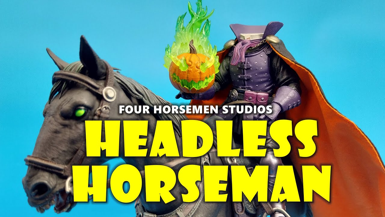 Headless Horseman (Spectral Green Ver.) Figura Obscura - FOUR HORSEMEN Mythic Legions Figures Review