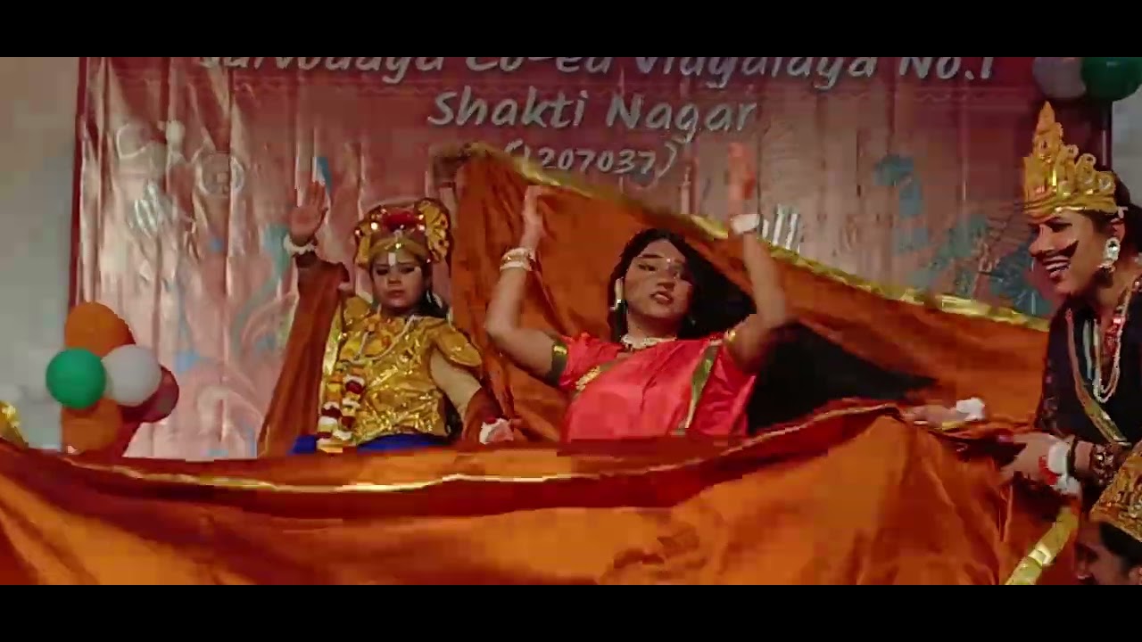 Krishna save draupadi dance / suno draupadi ab shastra utta lo  shakti Nagar no.1 #education #video