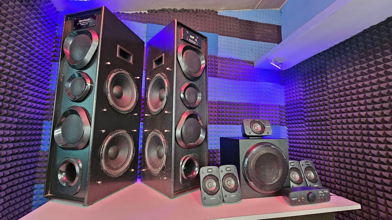 Logitech Z906 THX 5.1 HOME THEATRE vs Flowbeats Heera 4 Pro | Side By Side Sound Comparison