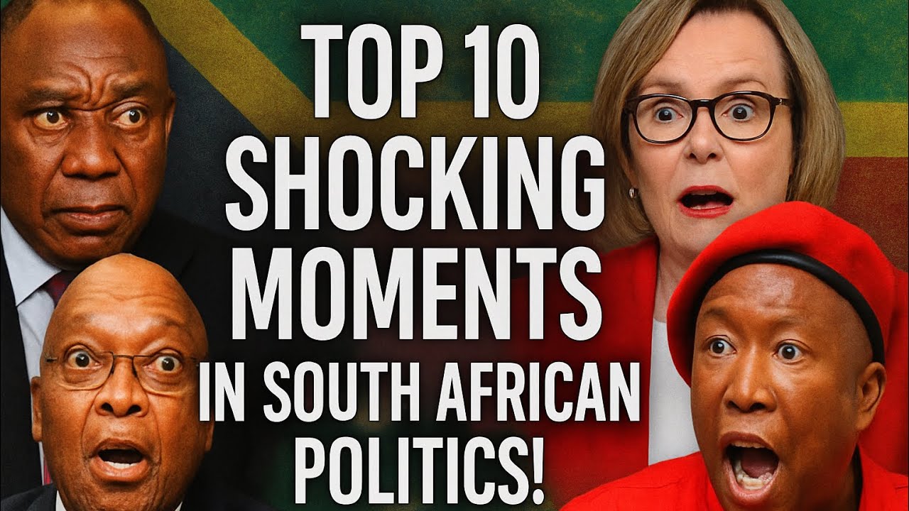 Top 10 Shocking Moments in South African Politics!