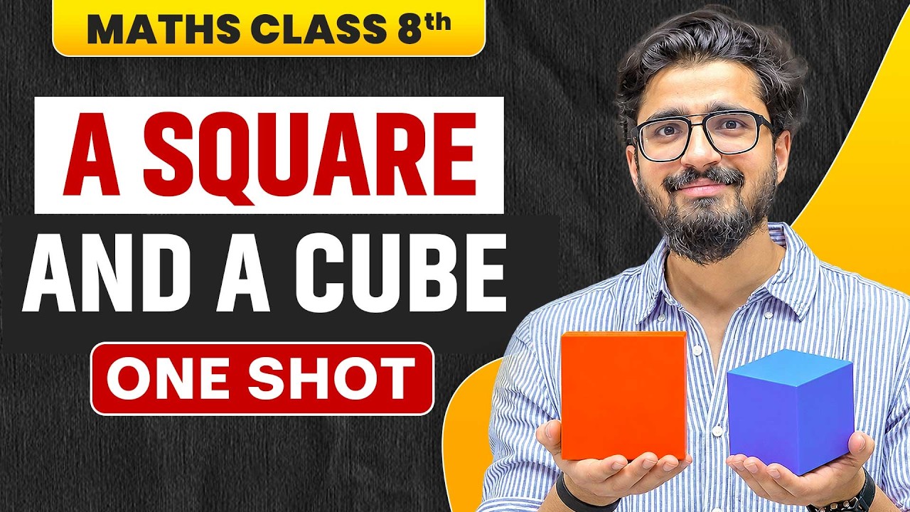 A Square and A Cube - Class 8 Chapter 1 Maths | Complete Chapter in ONE SHOT 🔥 Ritik Sir