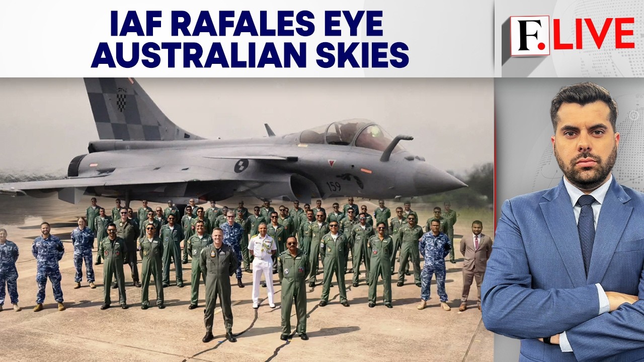 Индийские Rafale готовятся к глобальным воздушным учениям в Австралии | Firstpost Live