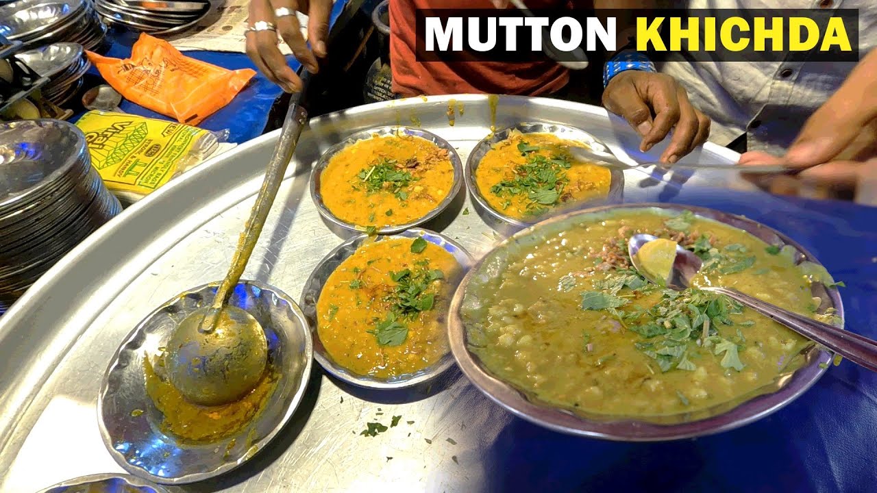 Catering Style Mutton Khichda Ki Making || Mumbai's Famous Mutton Khichda Recipe