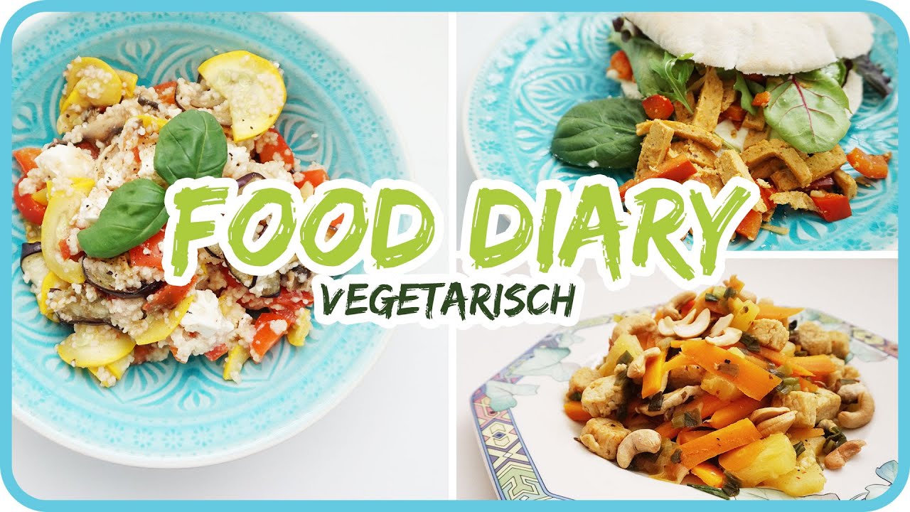 FOOD DIARY mit vegetarischen Rezepten