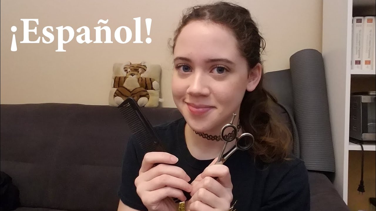(ASMR) Cortando tu Pelo y Practicando Español Contigo