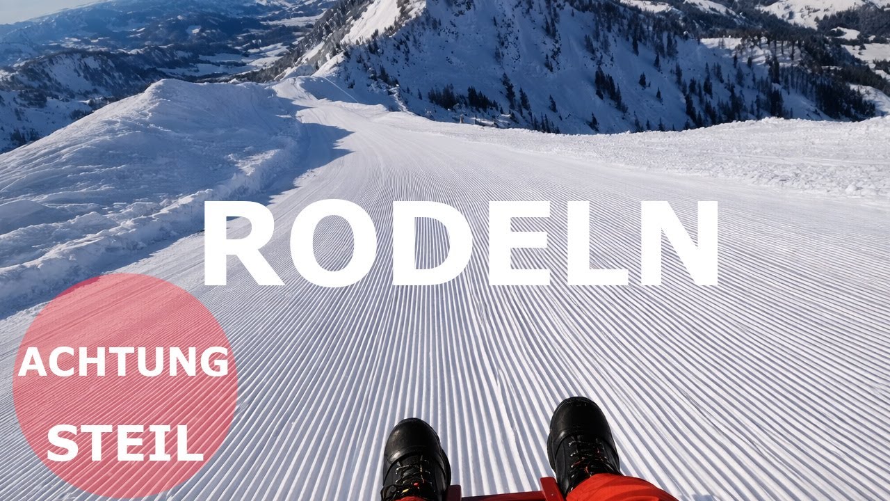 🏔️ Rodeln im Allgäu 😎 NIRGENDS ist es steiler als auf dieser Rodelbahn ❄️ Bist DU bereit dafür?