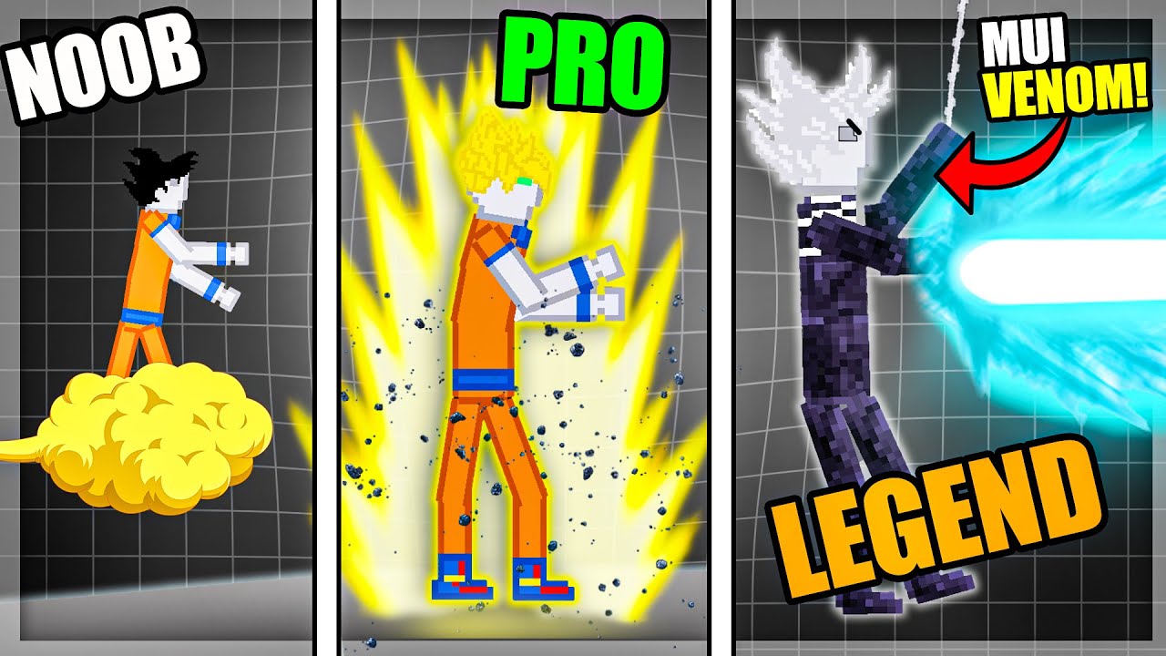 Upgrading Goku to Ultra Instinct VENOM in People Playground Mods