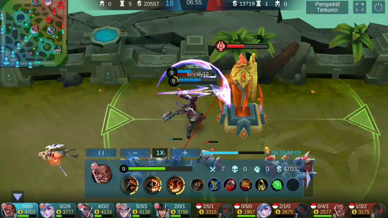 Ballmound barbar fighter tank Preman axe #MLBB #MLindo #Youuber #YTindo
