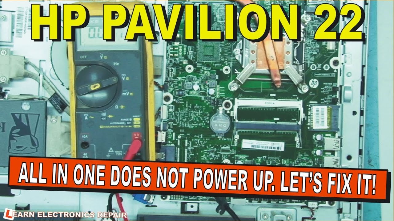 HP Pavilion All-in-One PC does not power up. Sometimes we fix things and sometimes THEY COME BACK!