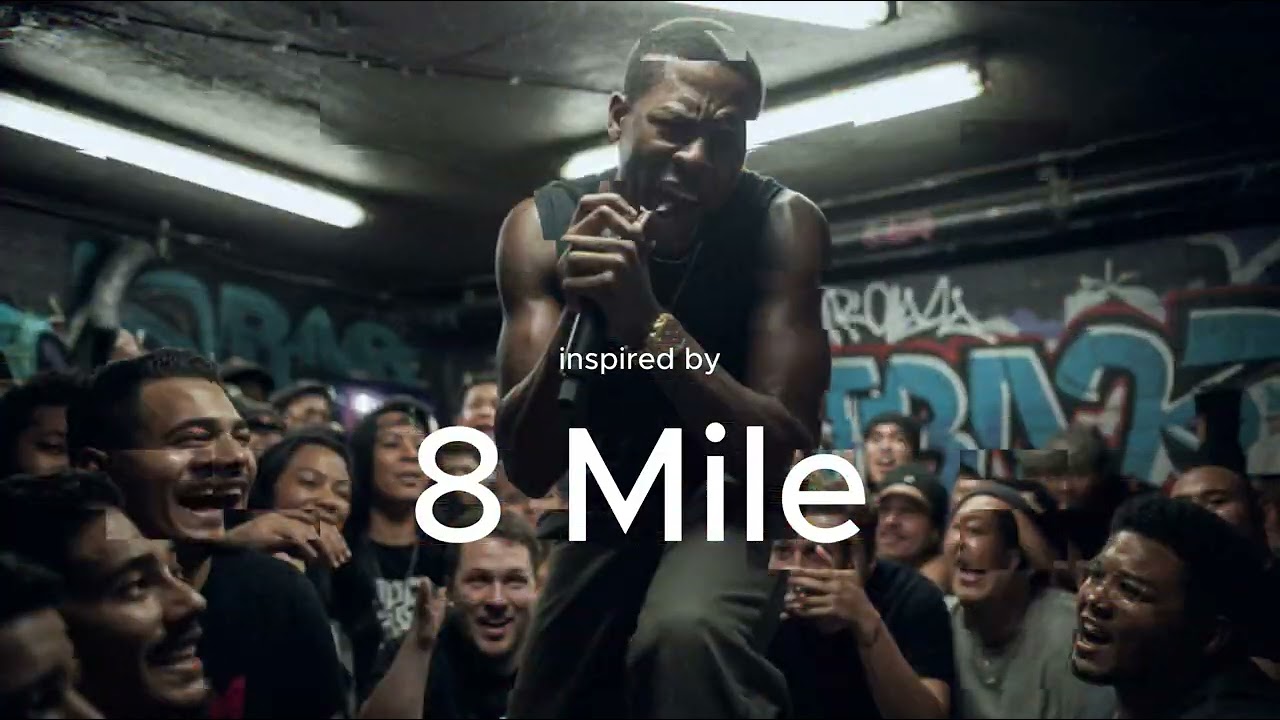 8 Mile Inspired Battle Beat 🎤🔥 | Piano-Driven Hip Hop in 4K AI