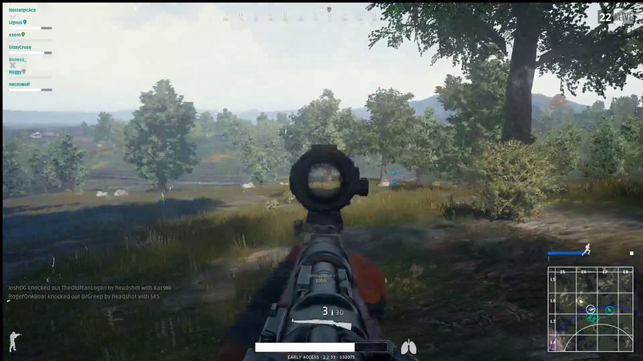 [PUBG] Chicken Dinner from JoshOG's custom Snipers game.