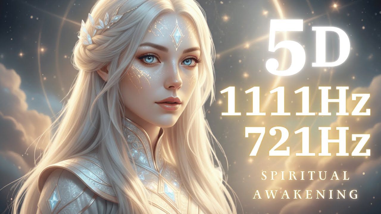 1111Hz + 721Hz Spiritual Awakening ✨ 5D Angelic Consciousness | Ethereal Vocal Music for Miracles