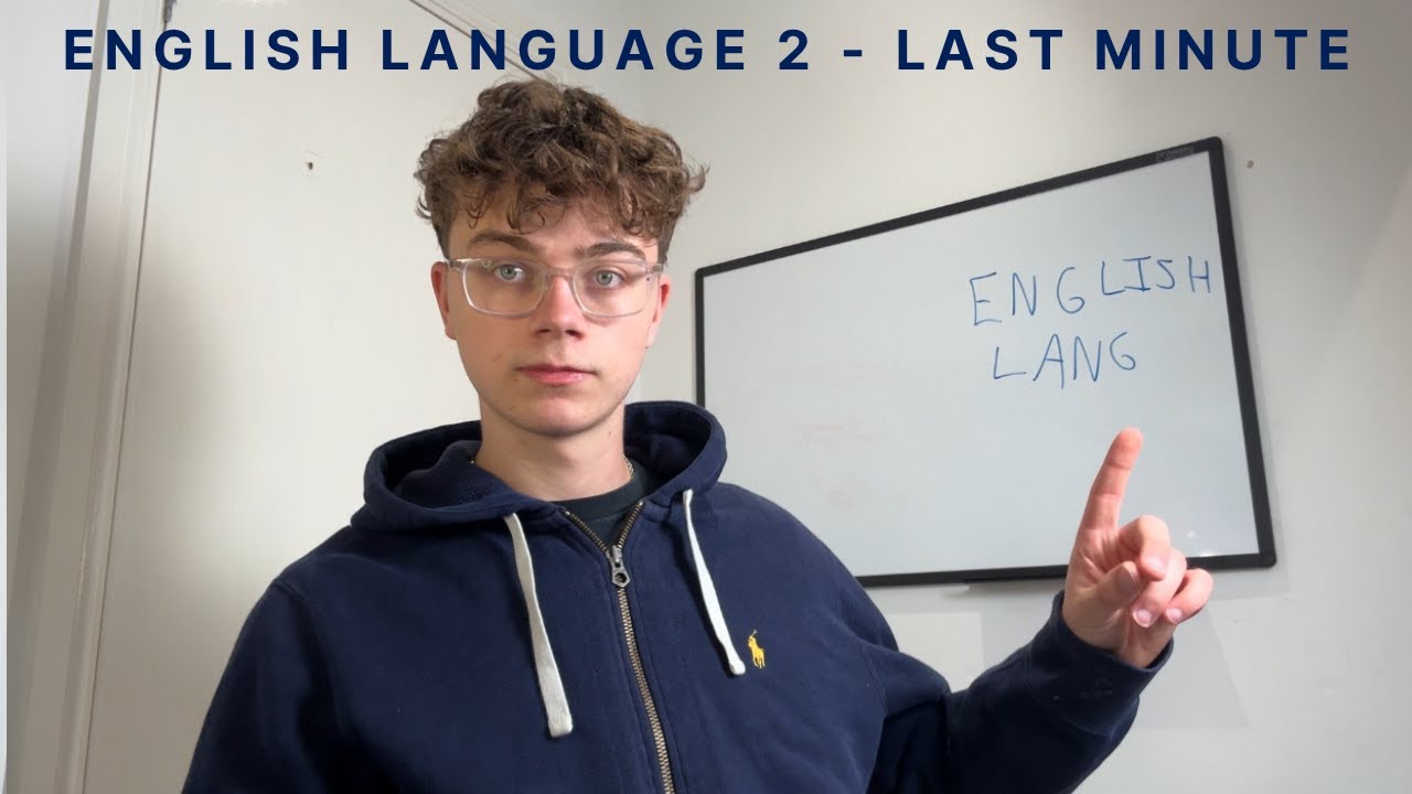 Watch This Video Before English Language Paper 2 (Don't Skip!)