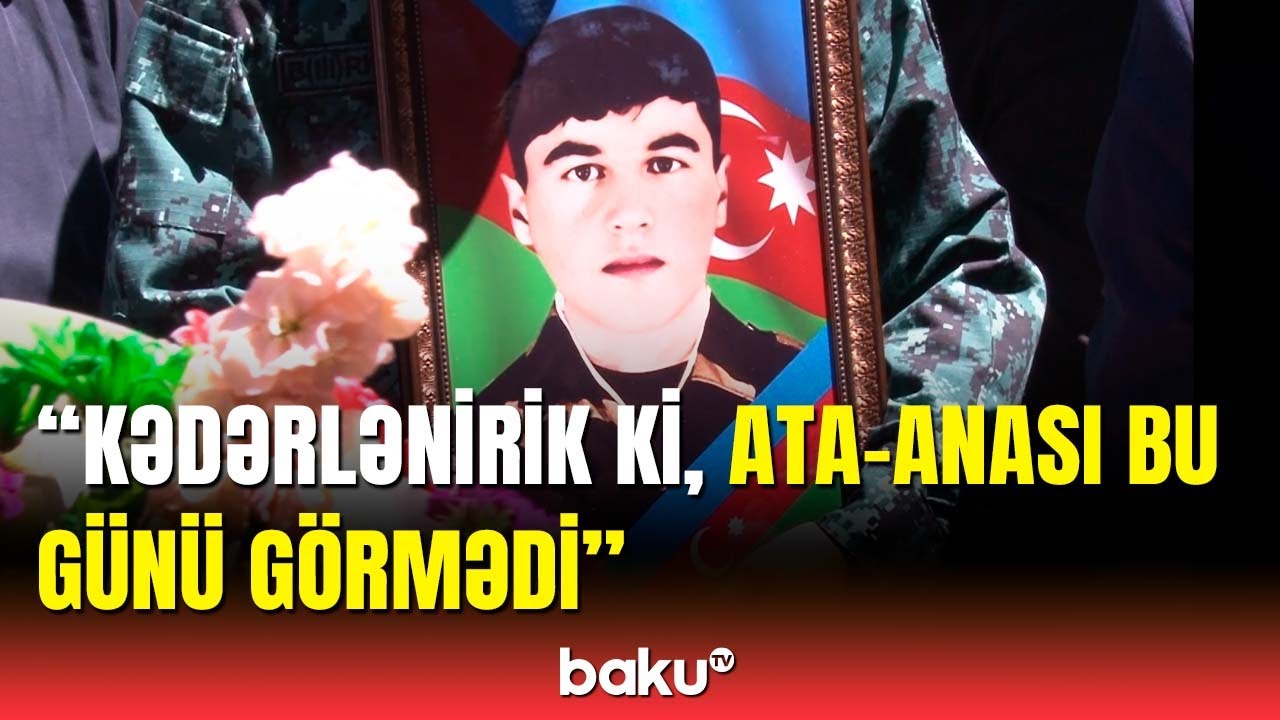 Daha gözümüz yoldan yığıldı | Şəhid Siyavuşun dəfnində duyğulu anlar
