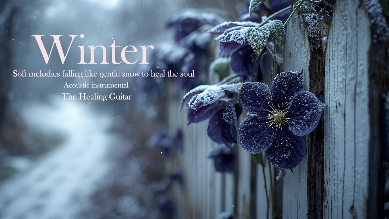 Beautiful Winter Melodies 🌨️ Soft Guitar Instrumental to Soothe the Soul