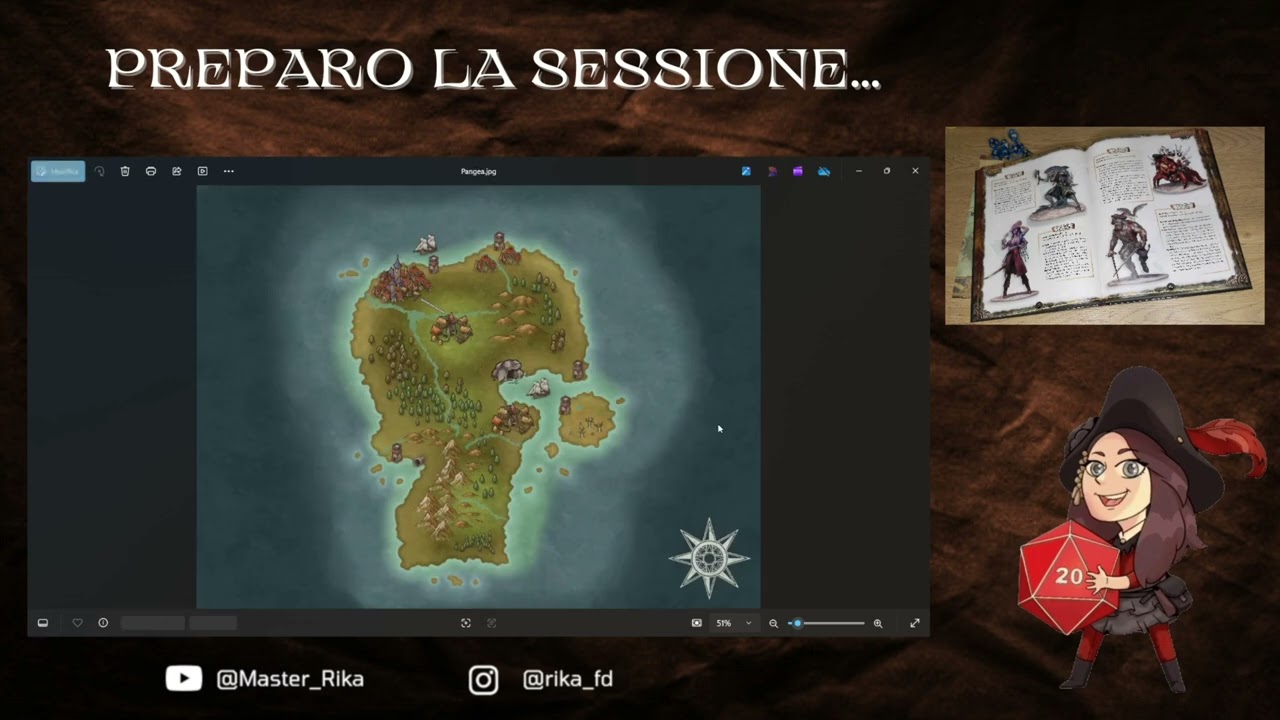 Preparo la sessione per la campagna di Aureus Aestus GDR