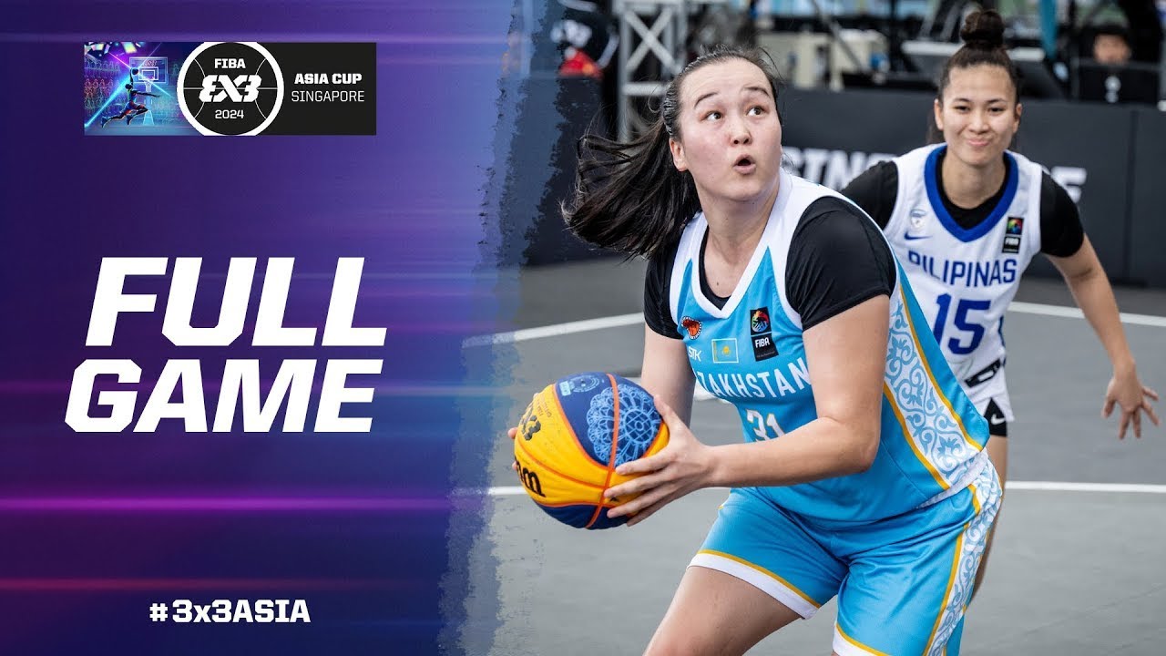Филиппины 🇵🇭 против Казахстана 🇰🇿 | Женская сборная | Кубок Азии ФИБА 3x3 2024 | Баскетбол 3x3