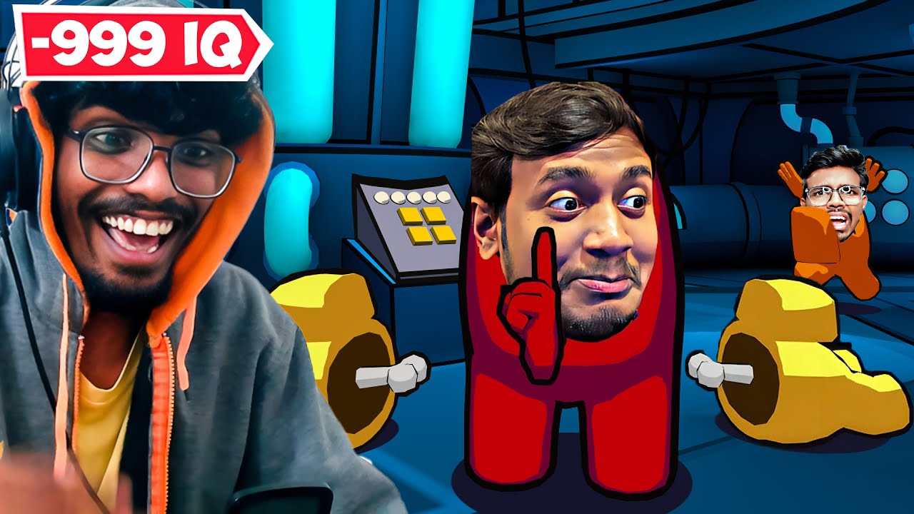Among Us 3D | -999 IQ With Friends Ft @Hi5GAMER  @MaddyTeluguGamer