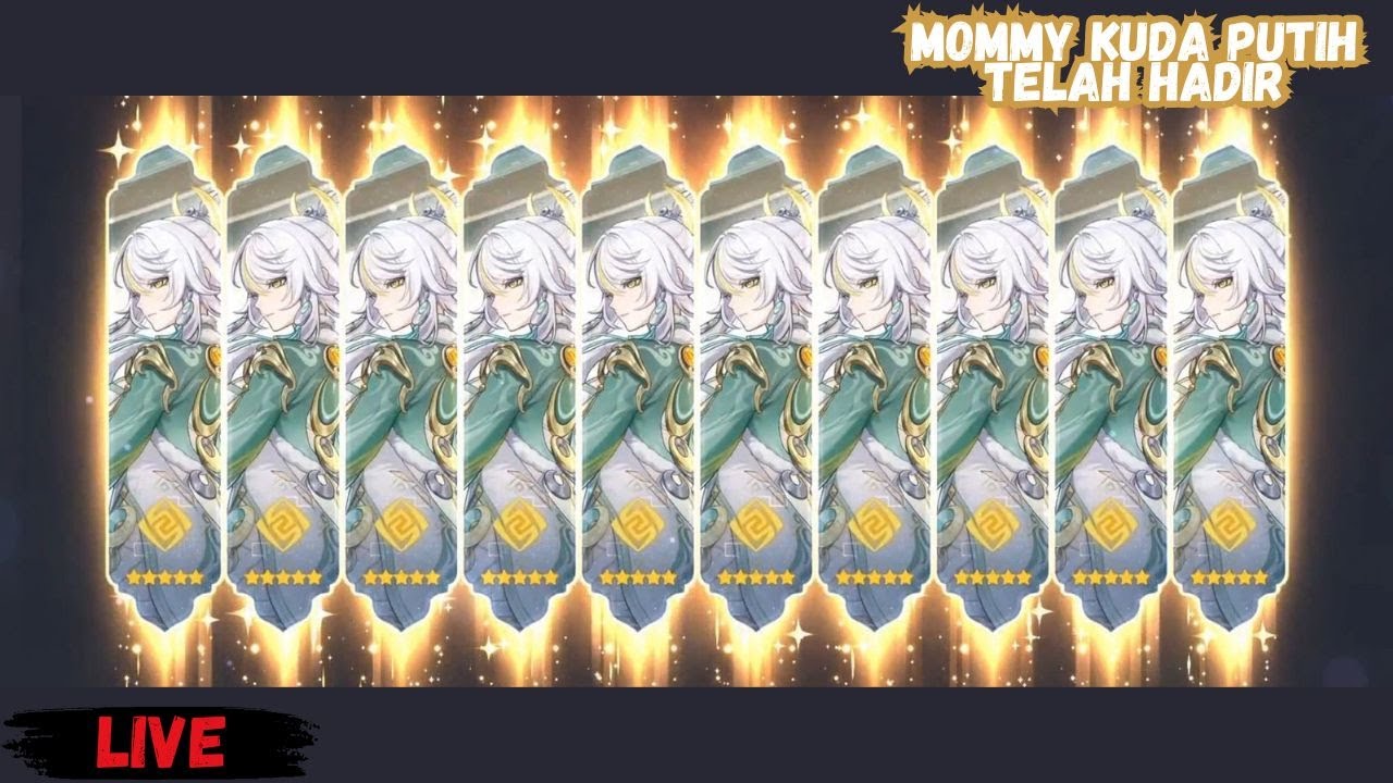 Nunggu Mommy Kuda Putih Zibai - Genshin Impact Luna 4 Indonesia 