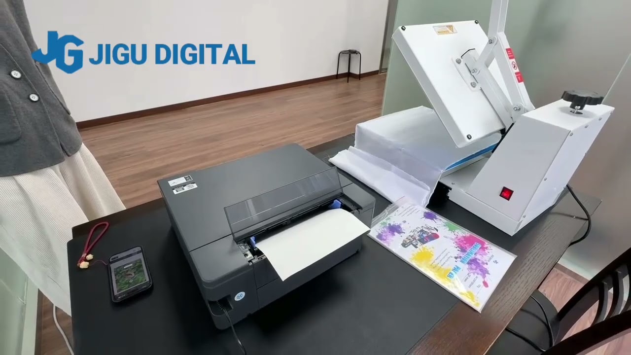 Excellent Performance of Jigu Digital's 100gsm Instant Dry A4 Sublimation Paper with Epson Printer