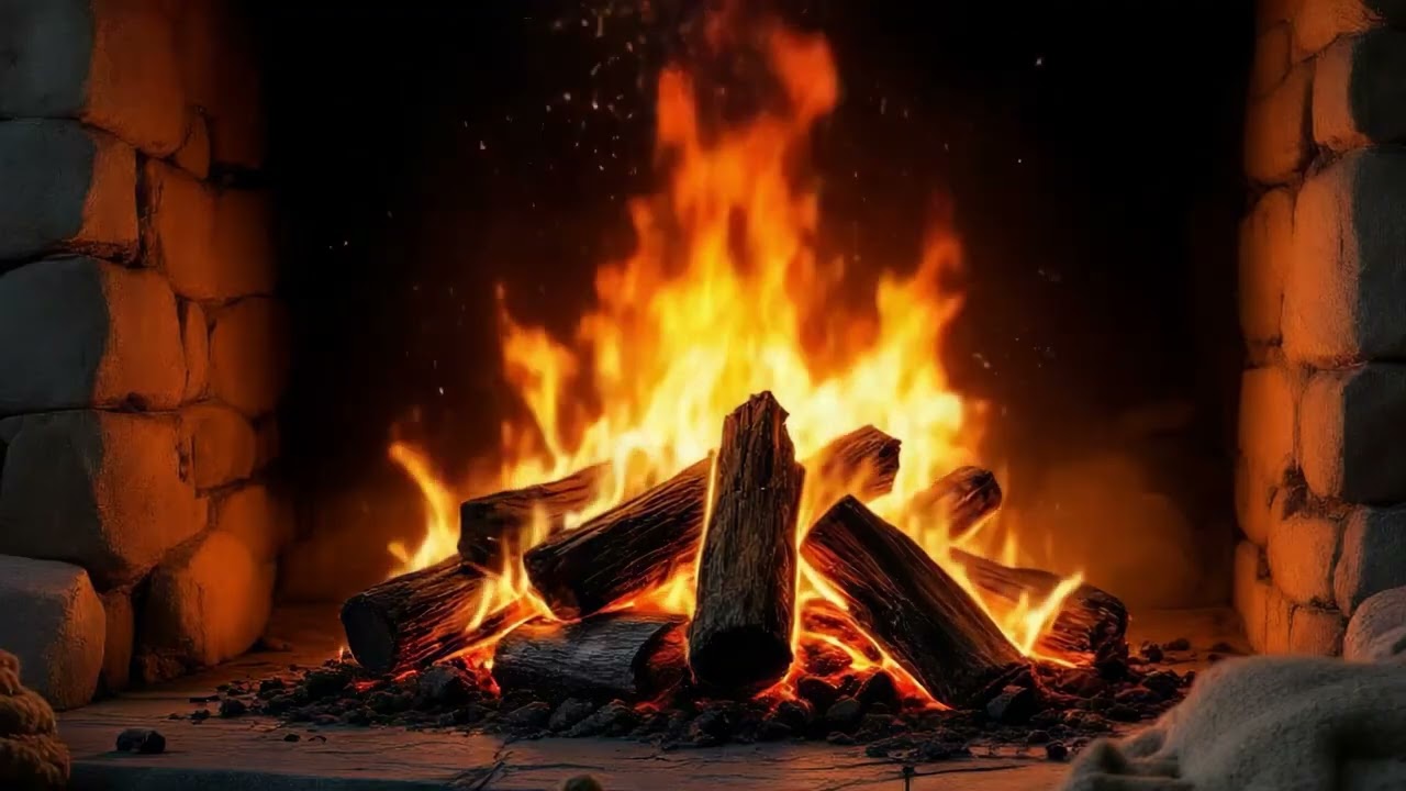 Fireplace Screen 4K