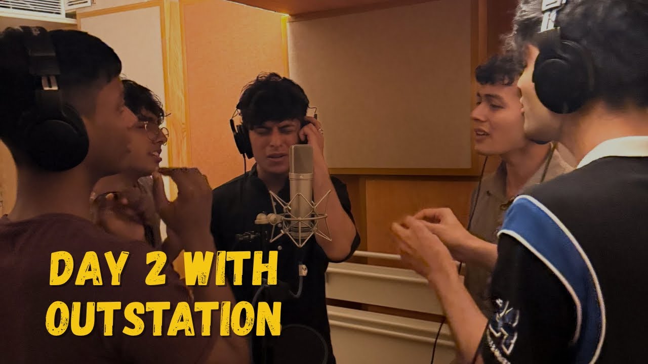 Day Two with OutStation: From training across Vocals & Performance to the first Studio Session!