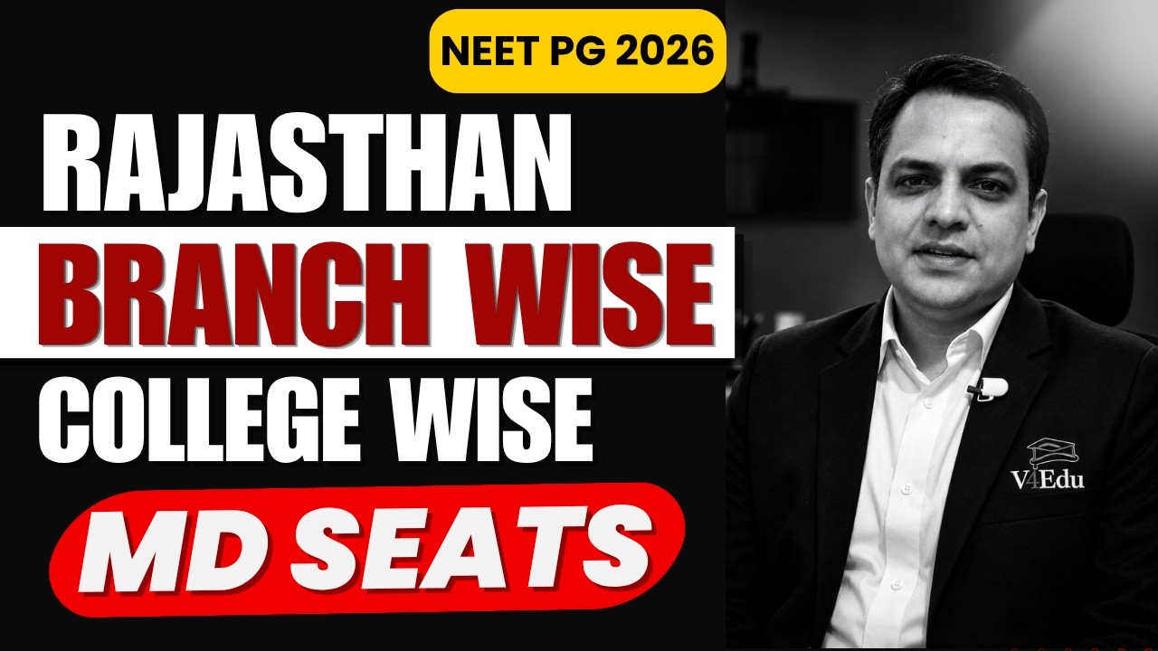 Rajasthan NEET PG 2026  - MD Specialisation Wise & College Wise Seats | Govt & Private #neetpg2026