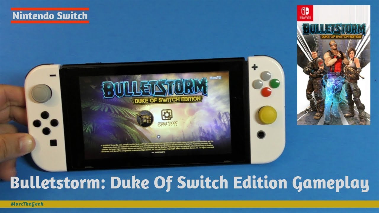 Bulletstorm: Duke Of Switch Edition Switch Gameplay