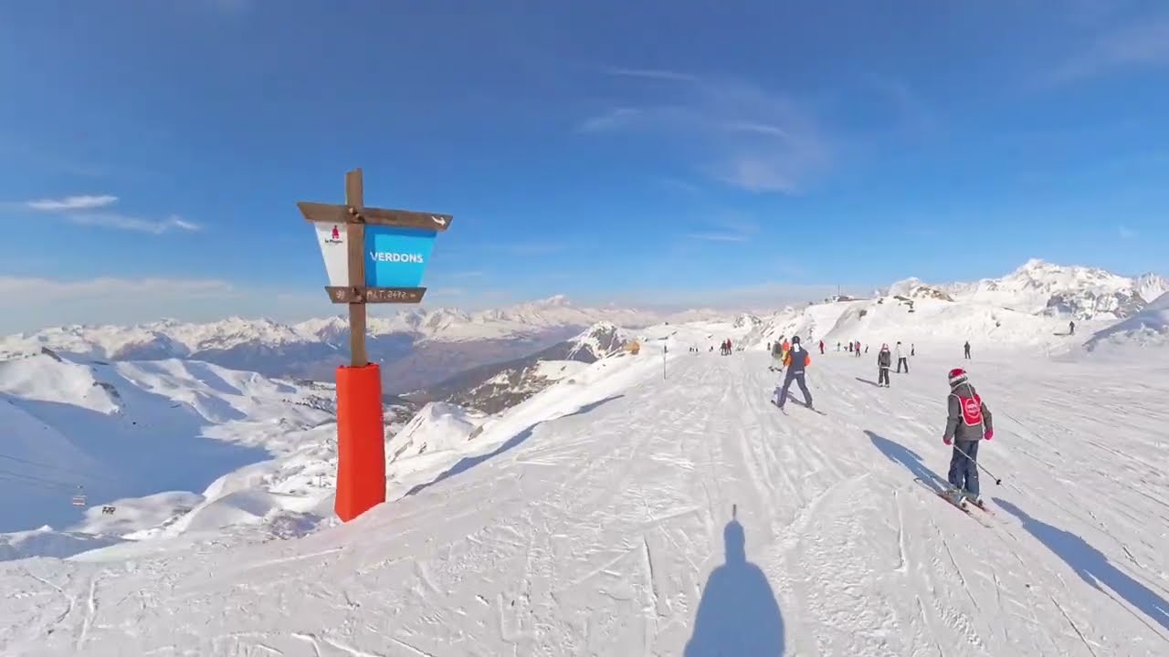 La Plagne - Les Verdon to Centre via Blues