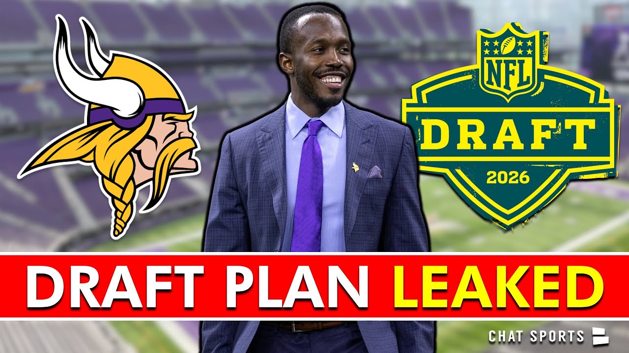 Vikings Draft Plan LEAKED by NFL Insider