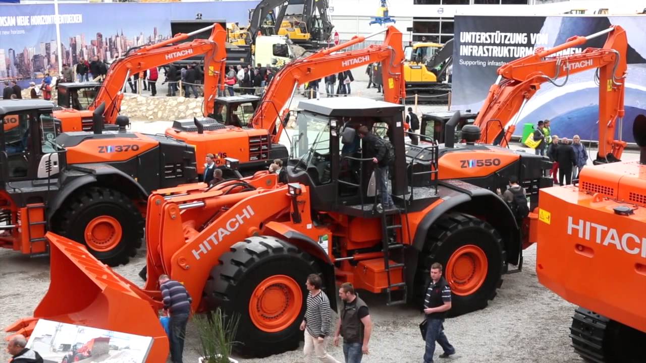 Hitachi stand at Bauma 2013 - the technological choice!
