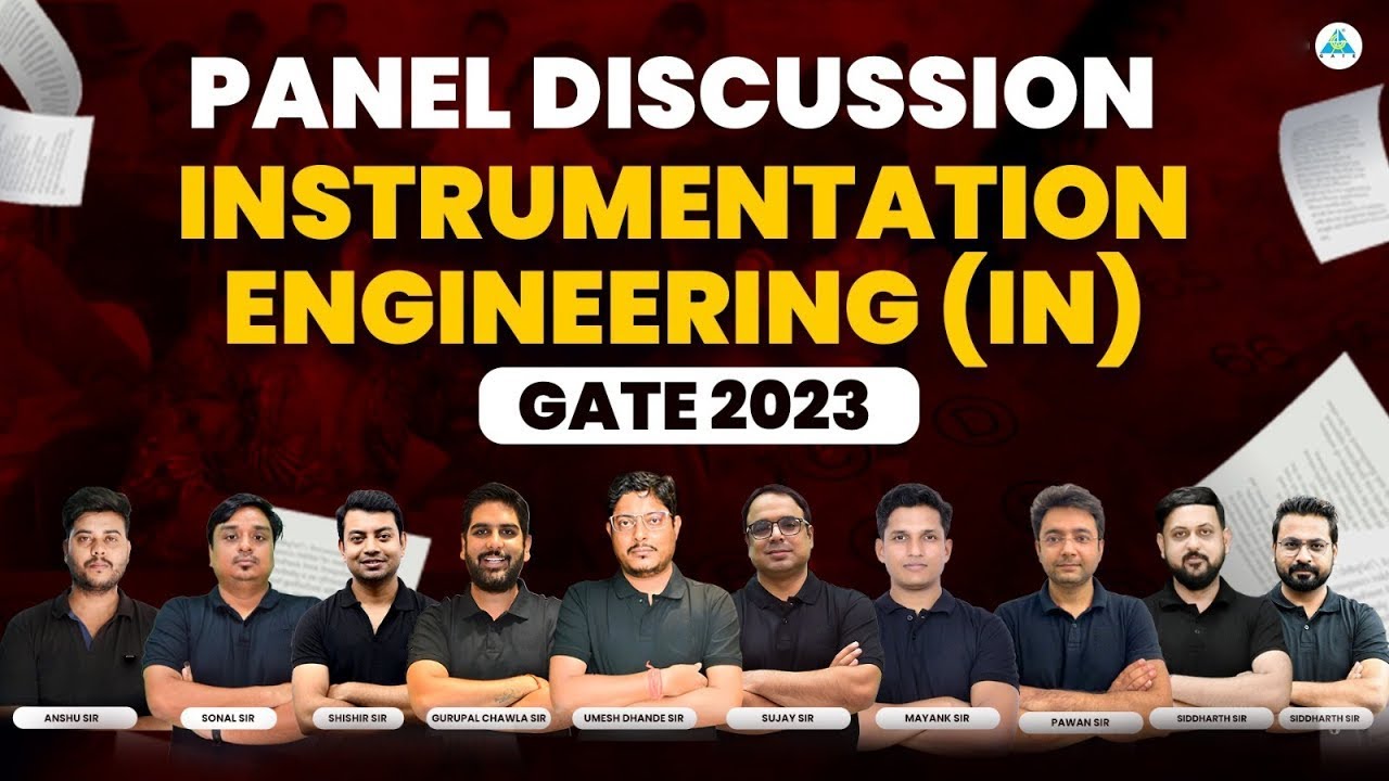 PANEL DISCUSSION : Instrumentation Engineering (IN) GATE 2023 | #gate2023 #gate_academy