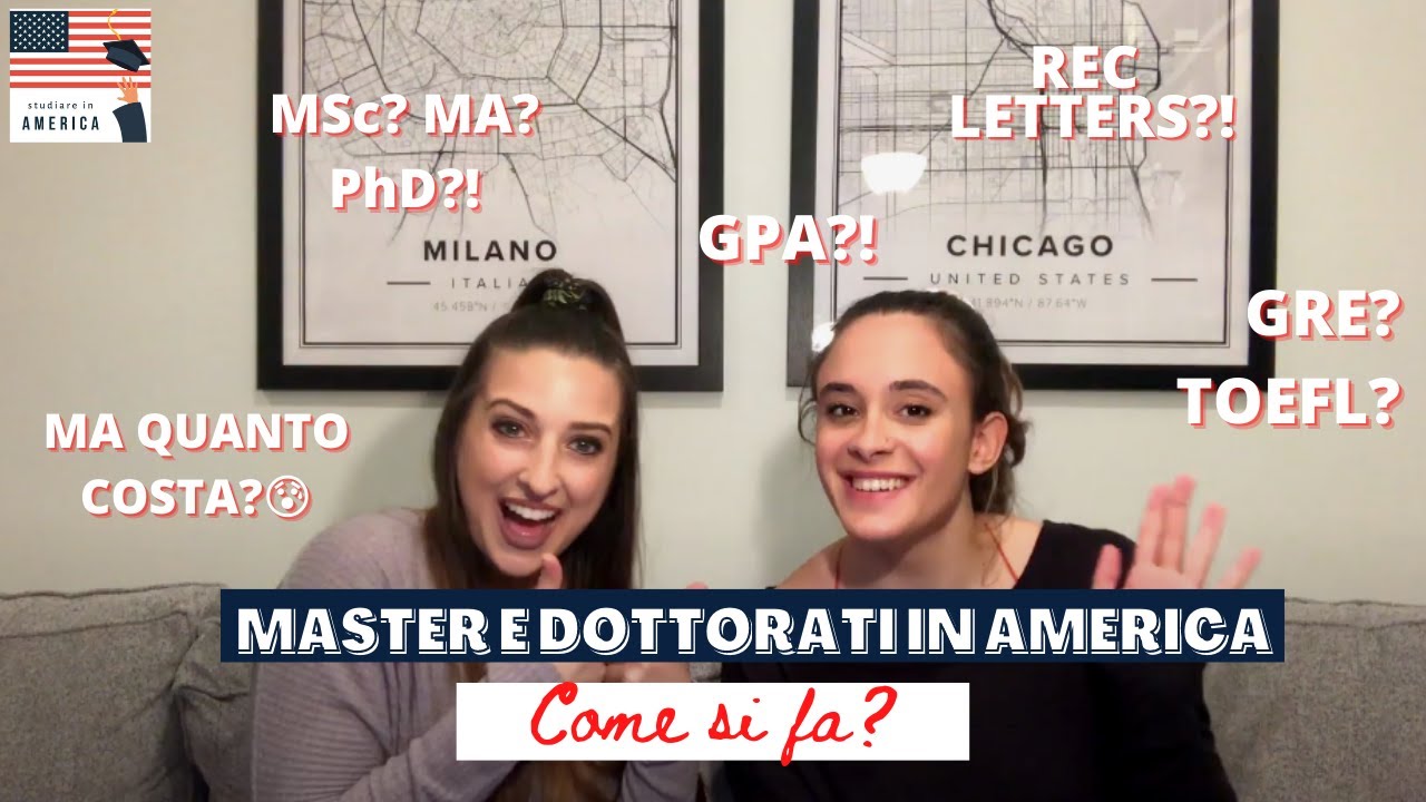 MASTER E DOTTORATI IN AMERICA: COME SI FA?
