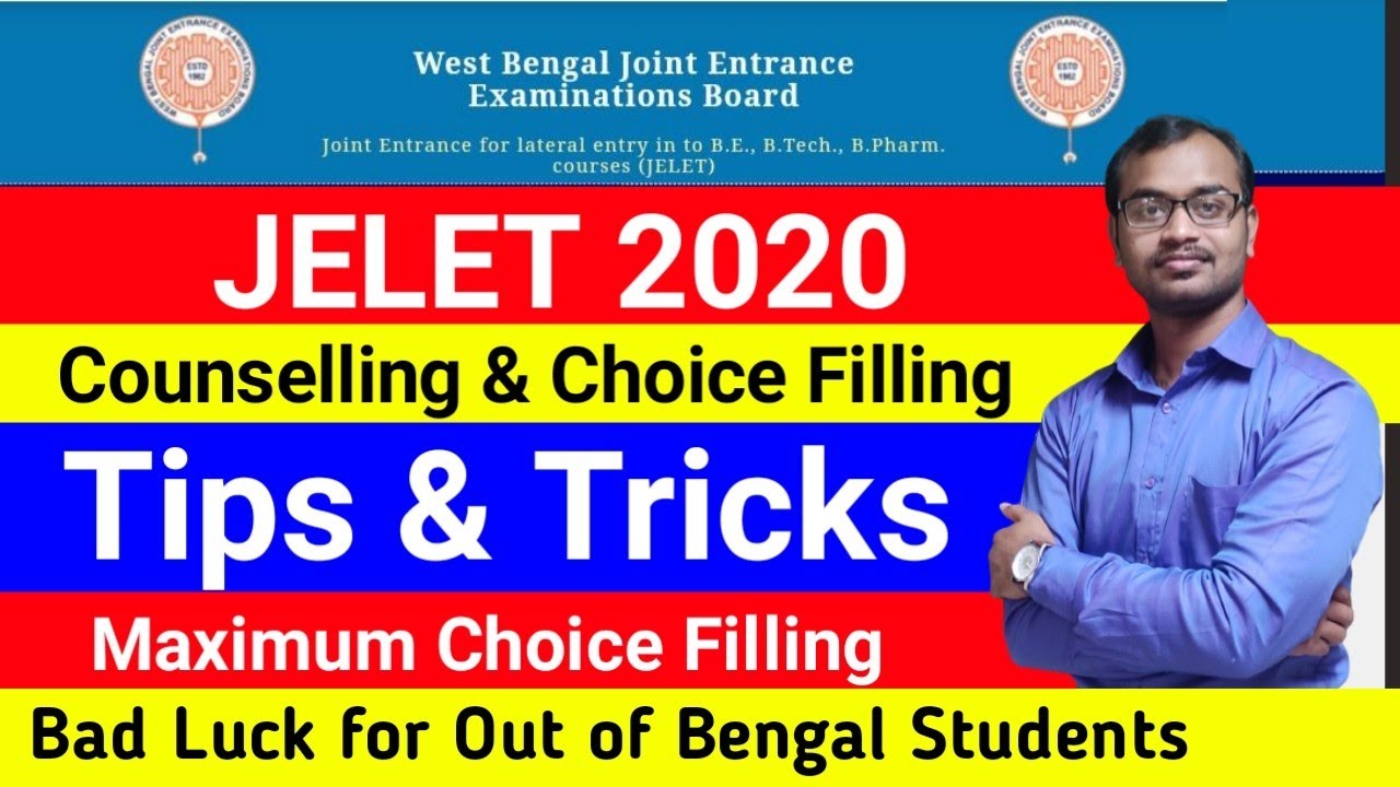 JELET COUNSELLING & CHOICE FILLING TIPS & TRICKS & IMPORTANT POINTS