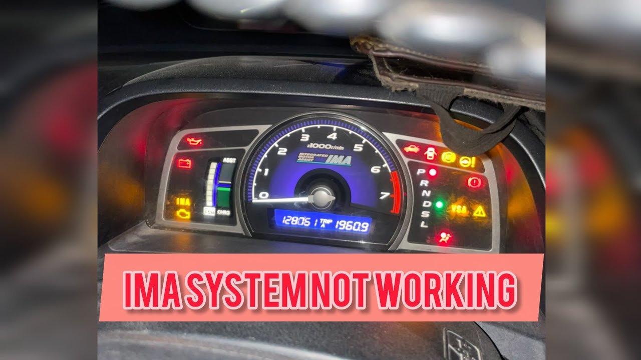 how to fix U0110 ima system not working