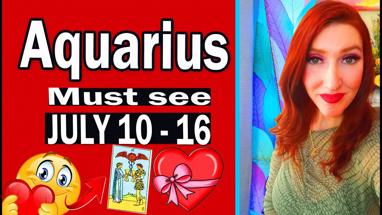 Aquarius WOW! LET ME Speechless! NEVER SEEN A READING LIKE THIS BEFORE! JULY 10 TO 16