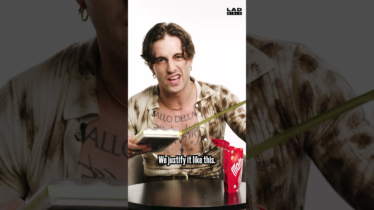 Damiano David tries Italian and UK chocolate 🍫| Snack Wars