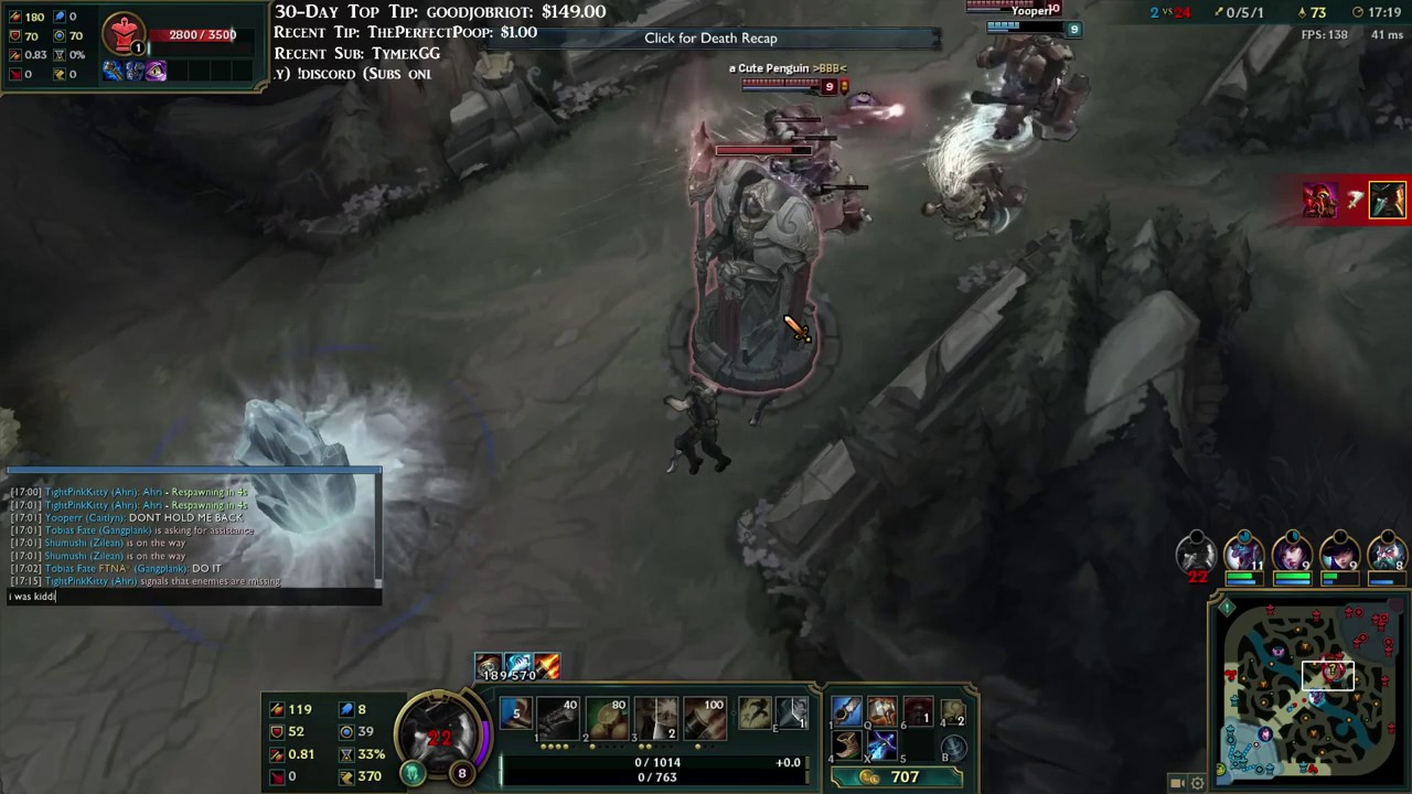 Tobias Fate running it down mid