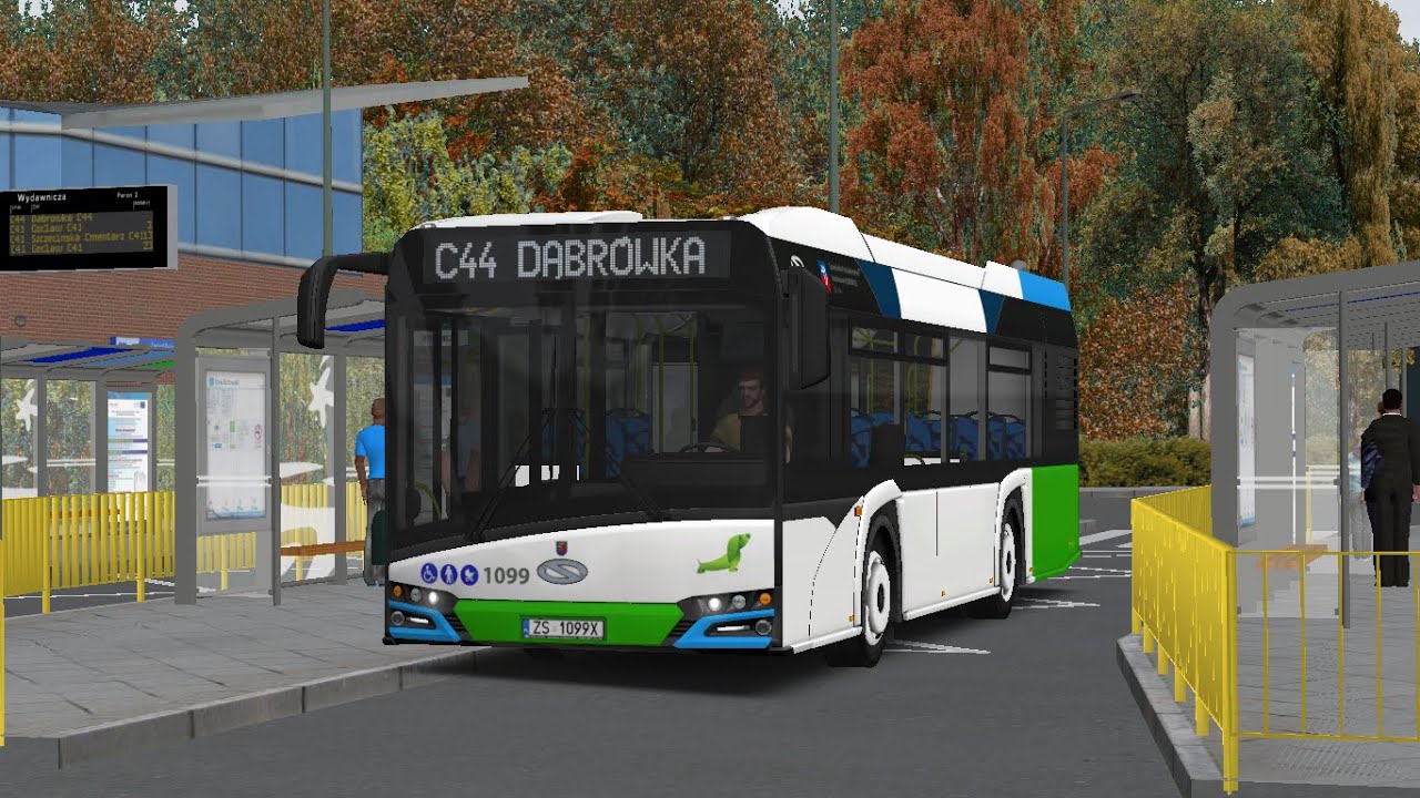 OMSI 2 - Fikcyjny Szczecin by ReMi Mod 1.11.2 - Linia C44 - Solaris Urbino 10,5 IV