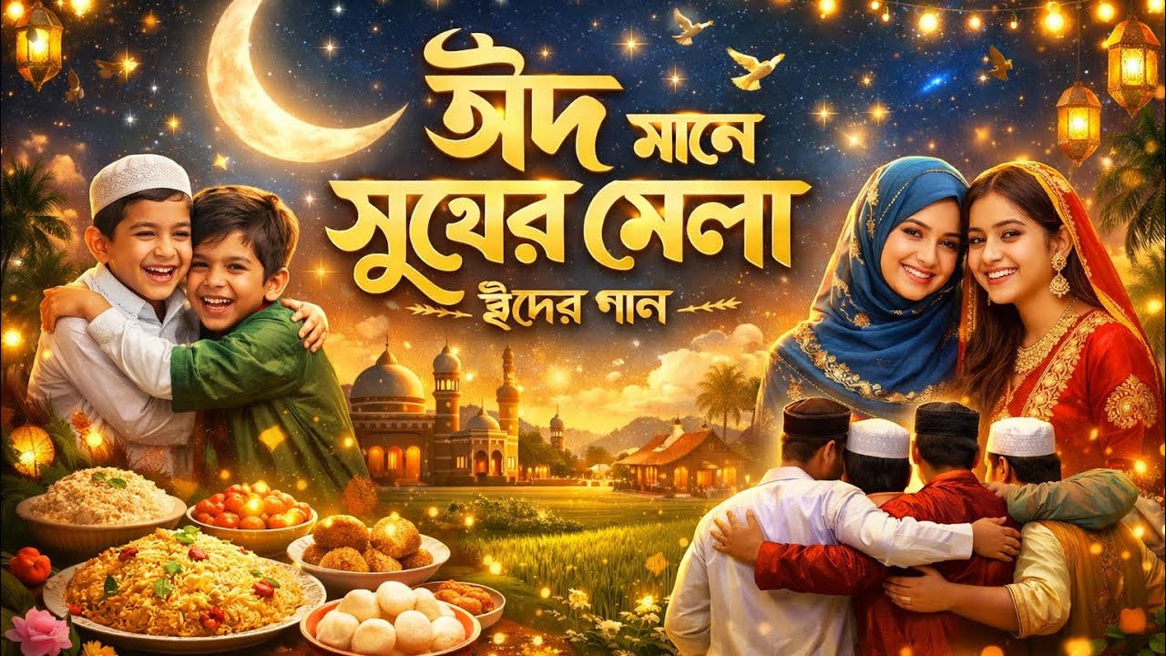  নতুন করে এলো ঈদ | আনন্দ, পোলাও, সেমাই আর খুশির গান 🌙✨ Eid new Bangla song