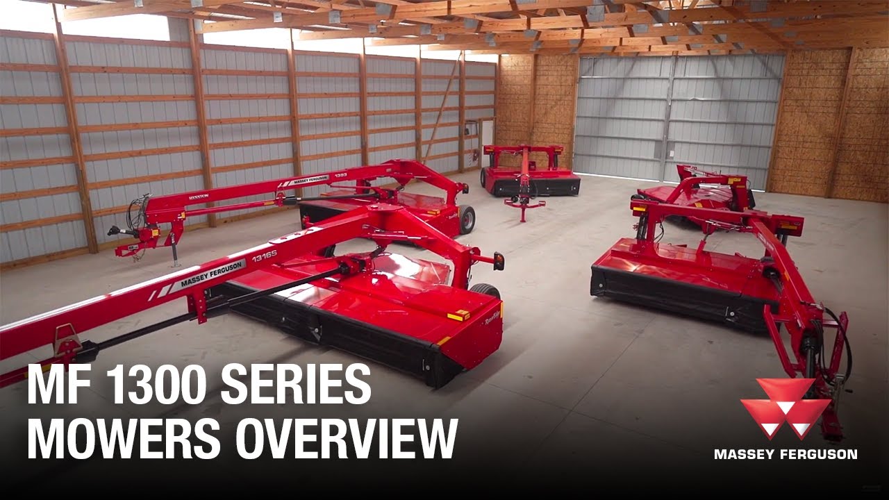 Overview of the Hesston by Massey Ferguson 1300 Series Mowers