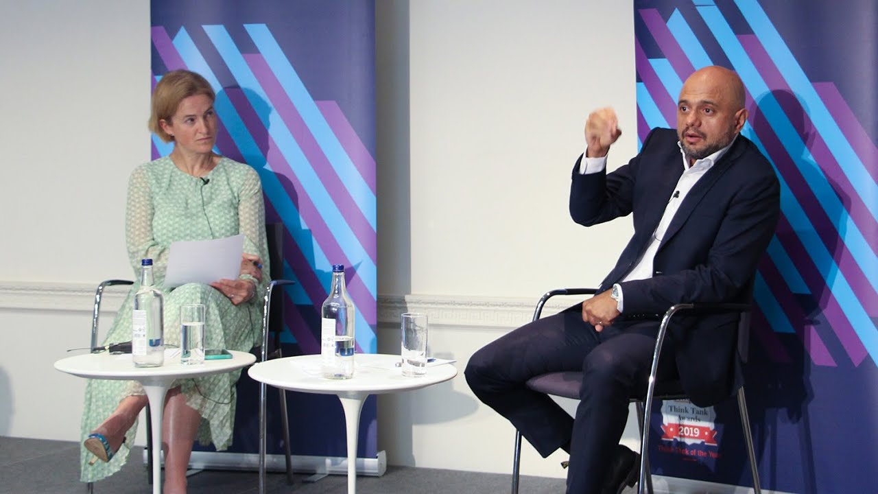 In conversation with the Rt Hon Sajid Javid MP