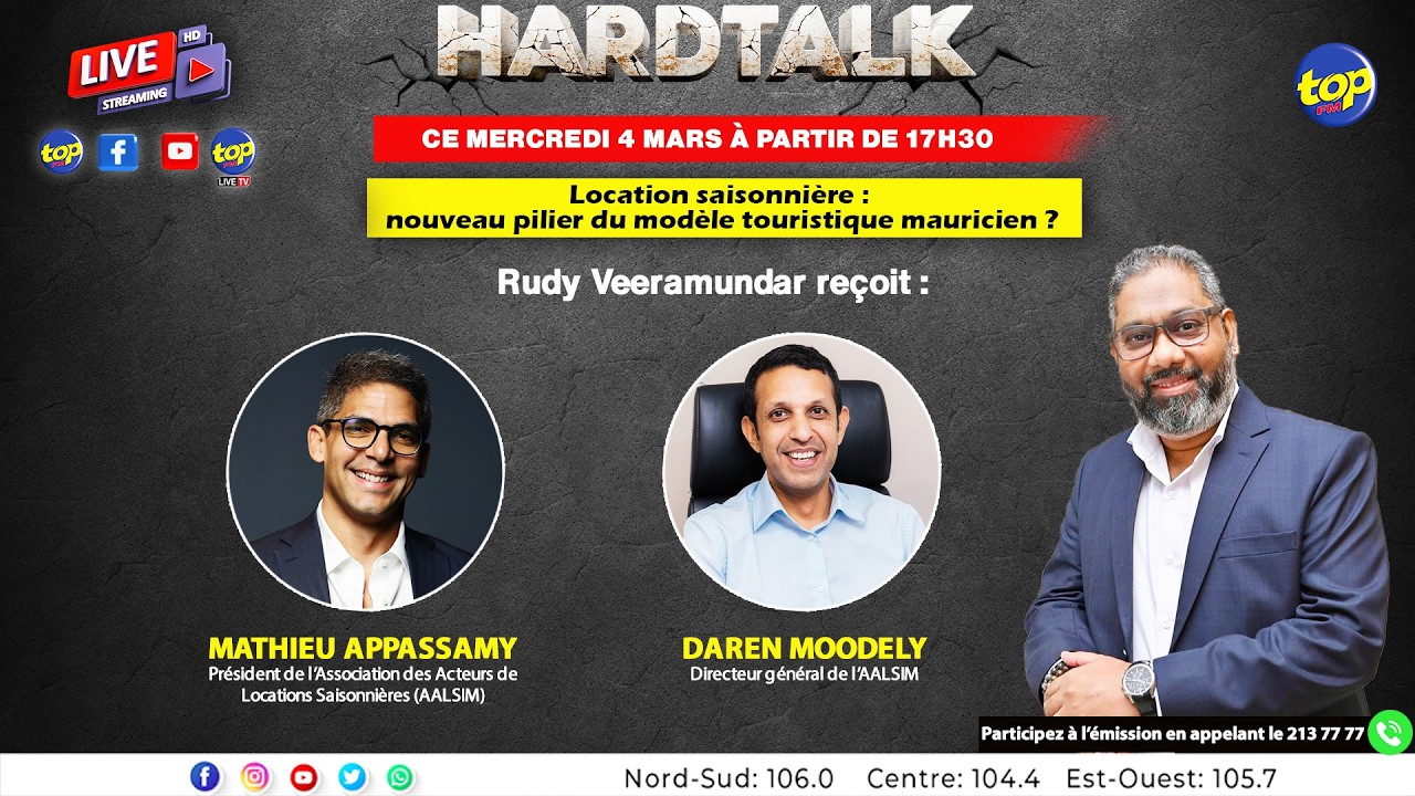 HARDTALK: Location saisonnière : nouveau pilier du modèle touristique mauricien ?