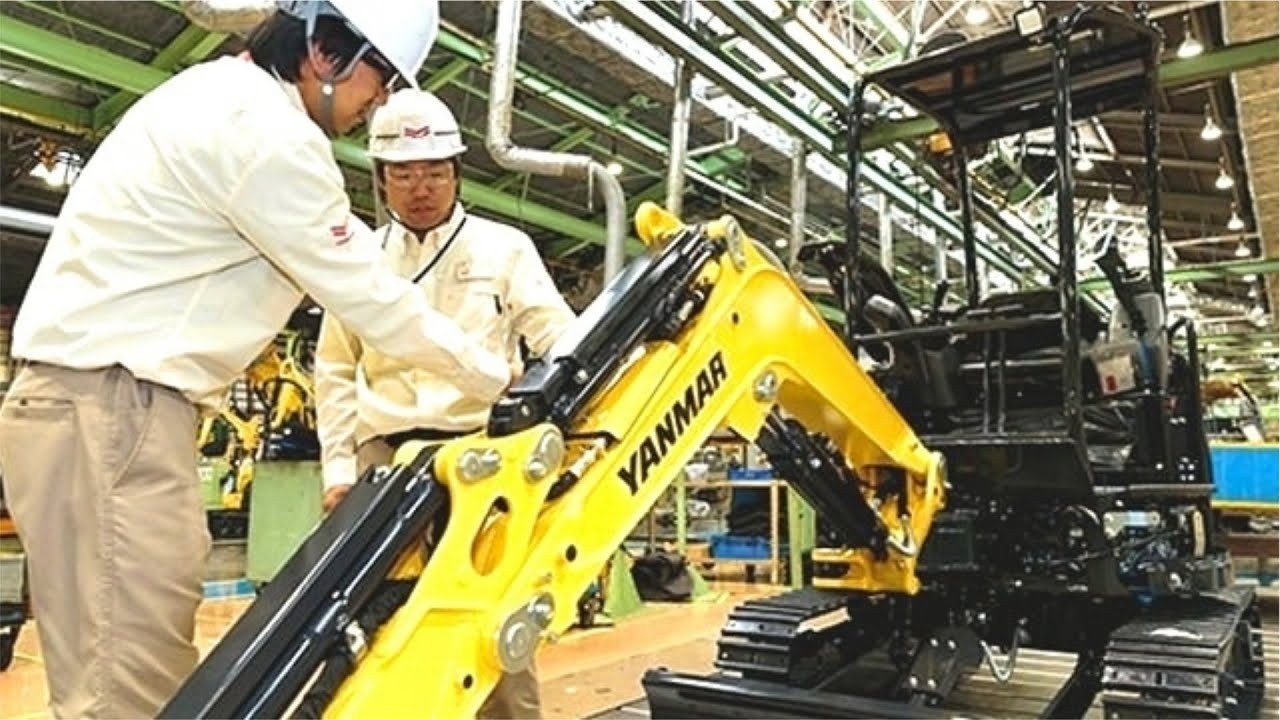 Japanese Excavator Factory | Yanmar Construction Equipment production in Japan