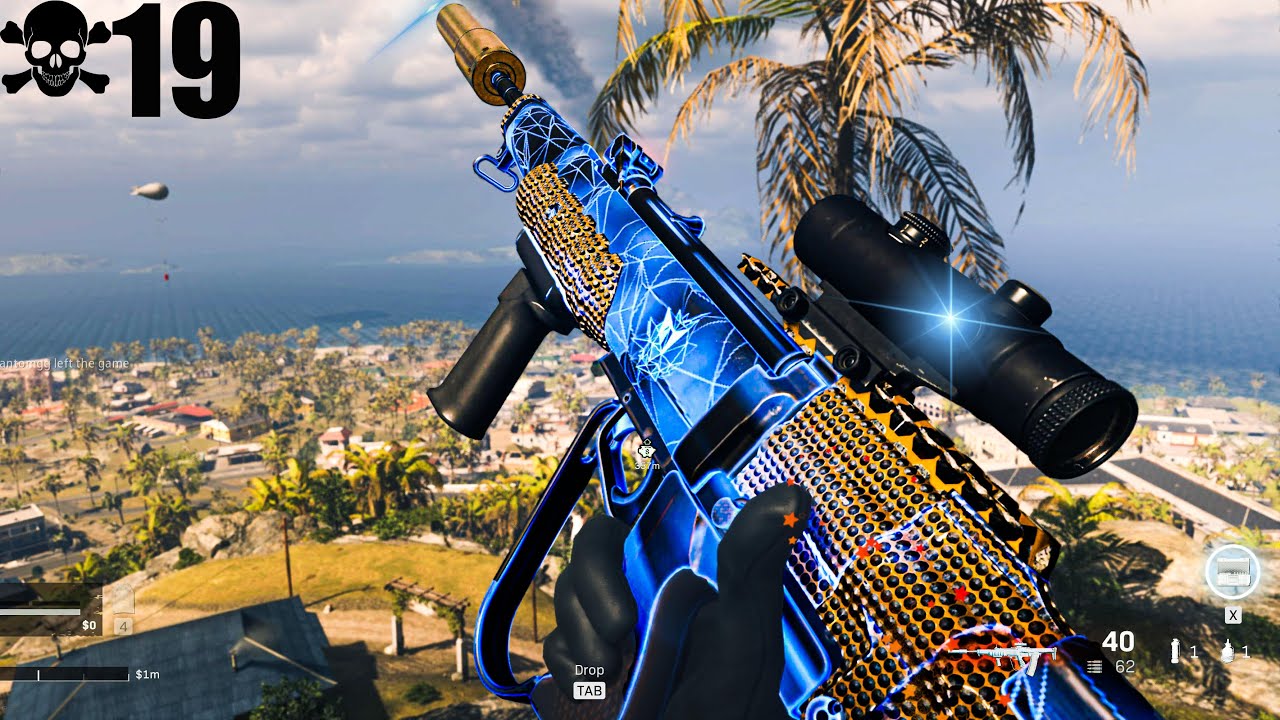 Call of Duty Warzone Pacific Solo Win 19 Kill EM2 Gameplay PS5(No Commentary)