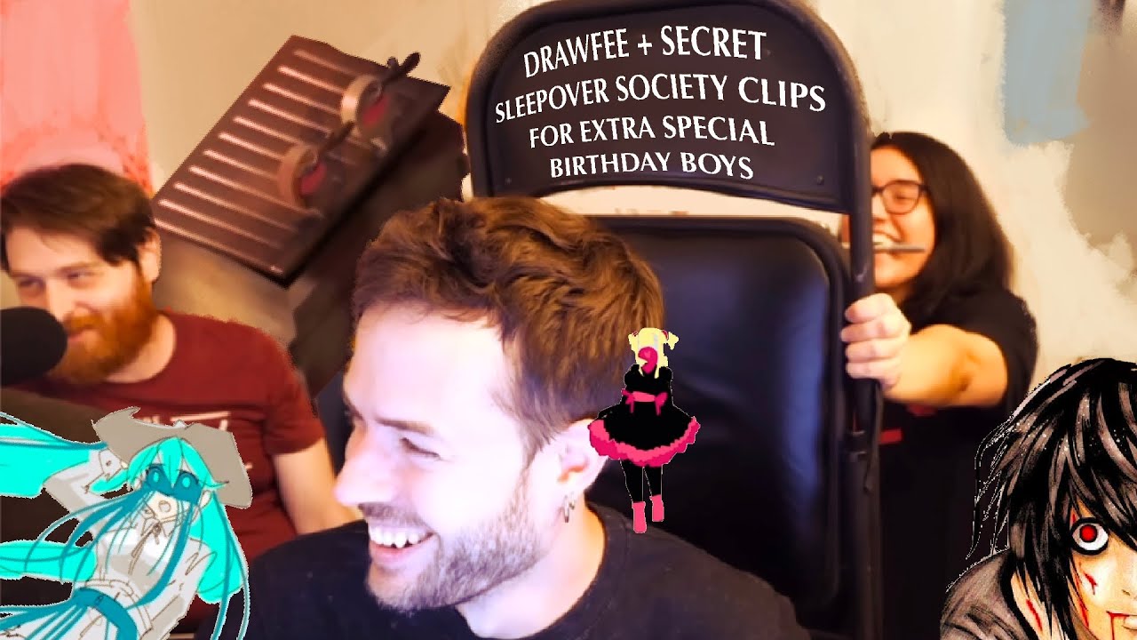 A short Drawfee + Secret Sleepover Society comp for birthday boys and vengeful dungeon masters