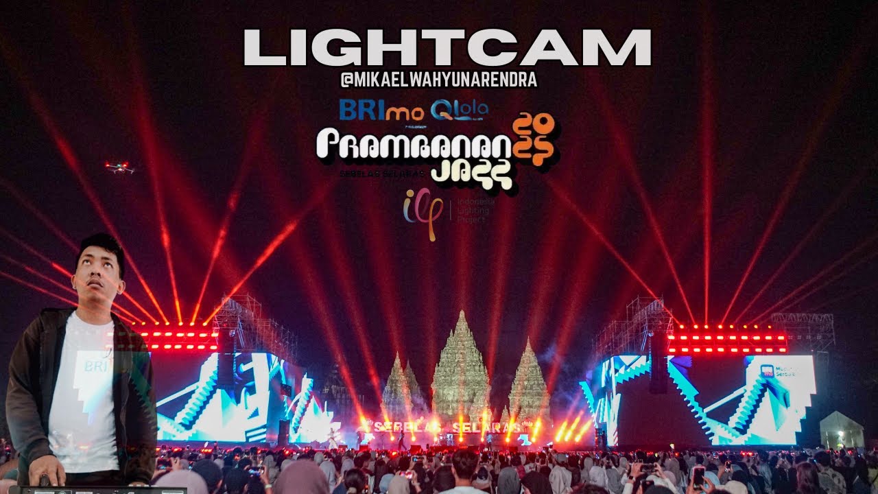 Lightcam Vina Panduwinata Live Prambanan Jazz 2025 by mikaelwahyunarendra