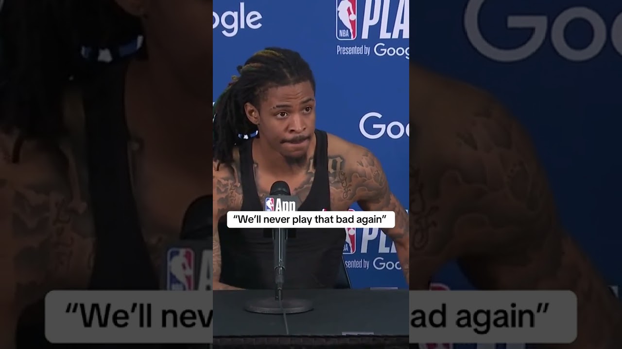 Ja Morant after loss in Game 1 vs. OKC
