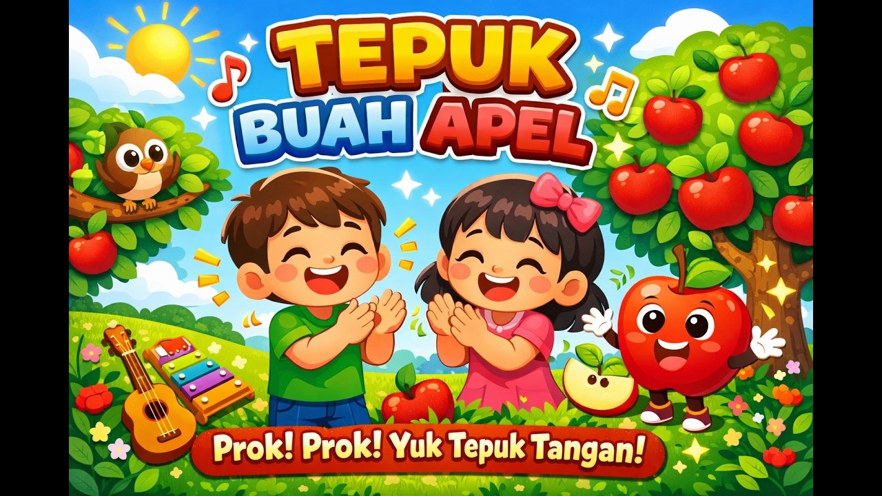 LAGU ANAK | ❤️ TEPUK BUAH APEL